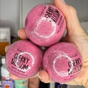Bath bombs Cherry Blossom set of 3